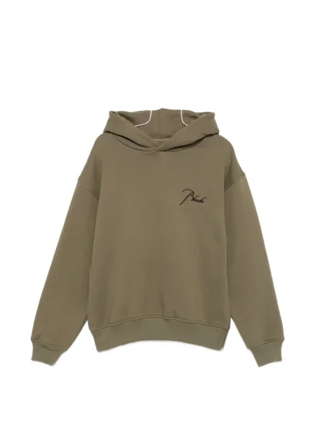 Суичър с качулка Rhude зелено