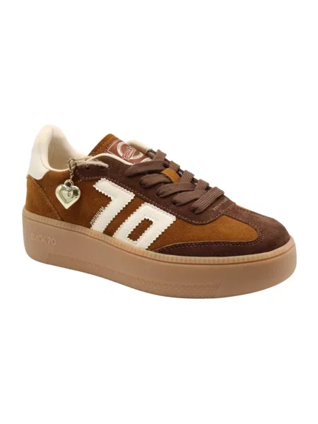 Sneakersy Back70 brązowe