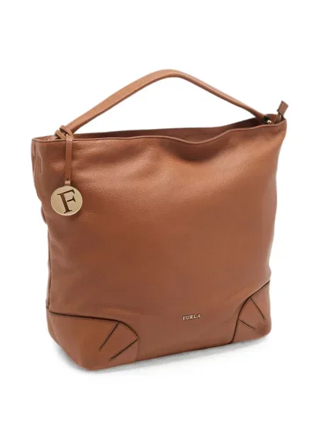 Geantă shopper Furla maro