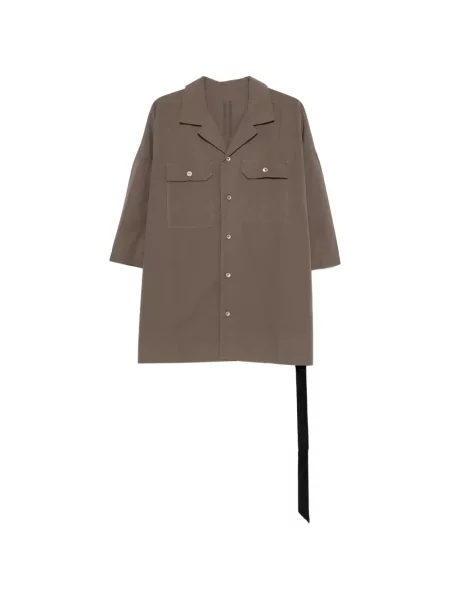 Риза Rick Owens Drkshdw връзки кафяво