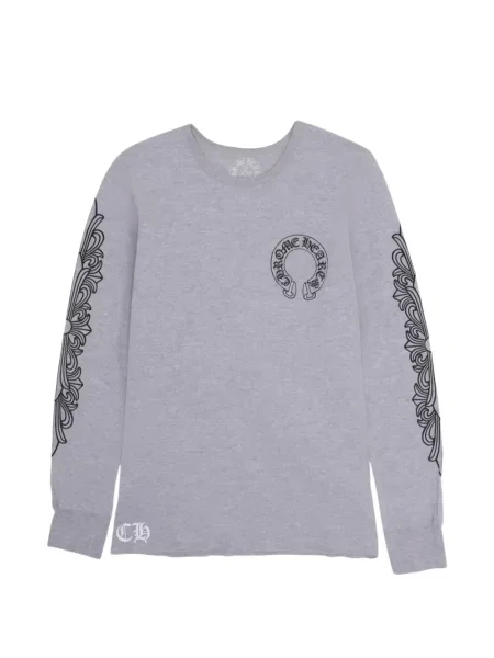 Tričko Chrome Hearts sivá