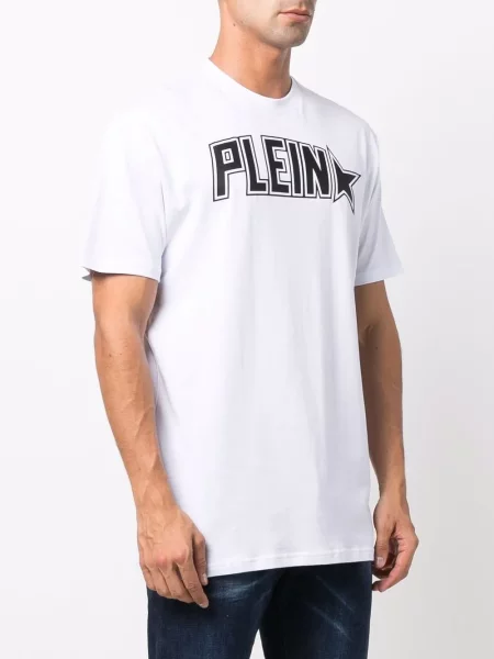 Tričko Philipp Plein s potiskem bílé