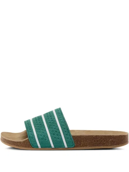 Кожени маратонки Adidas Adilette синьо