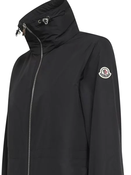 Palton Moncler cu glugă negru