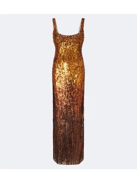 Rochie Jenny Packham portocaliu