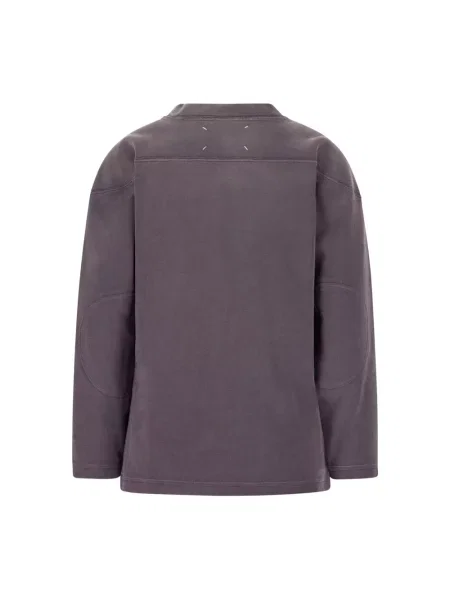 Dzianinowa bluza Maison Margiela fioletowa