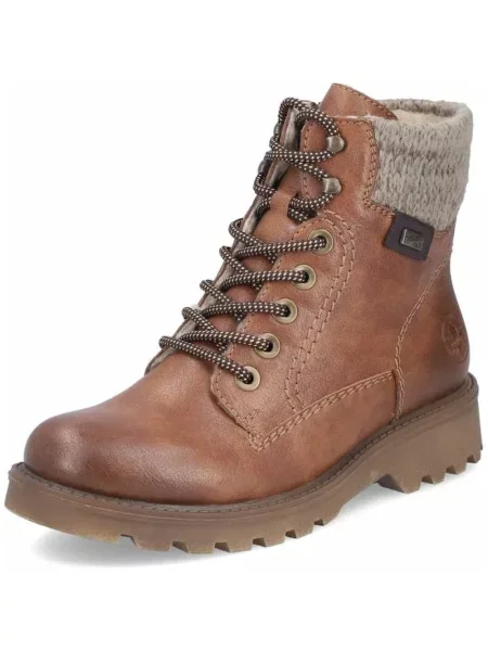 Botki Rieker brązowe