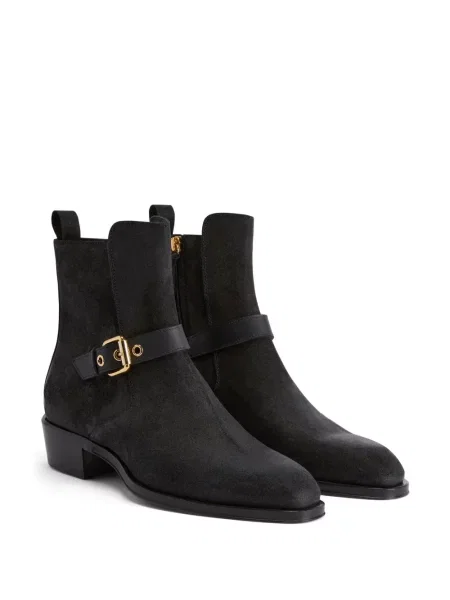 Cizme scurte Giuseppe Zanotti din piele negru