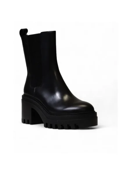 Cipők Calvin Klein Jeans CHUNKY HEELED CHELSEA fekete