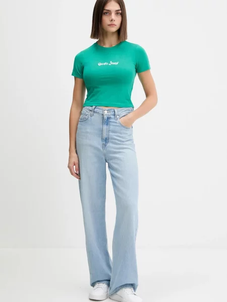 Guess Jeans Tričko zelené