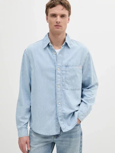 Calvin Klein Jeans cămașă albastru