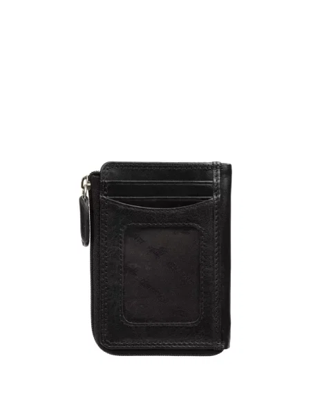 Кожаный кошелек Visconti черный
