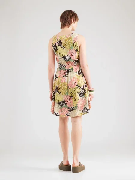 ONLY Rochie ONLNOVA verde / oliv / roz negru