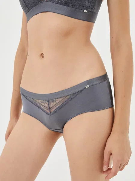 Кружевные трусы Pretty Polly серые