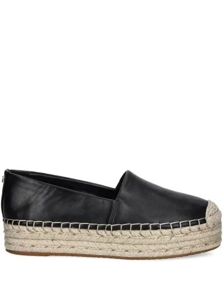 Кожено портмоне Michael Michael Kors с връзки с принт кафяво