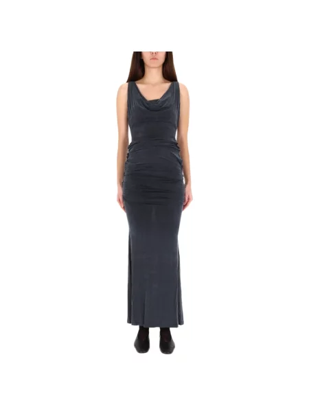 Sukienka maxi Vivienne Westwood z dżerseju czarna