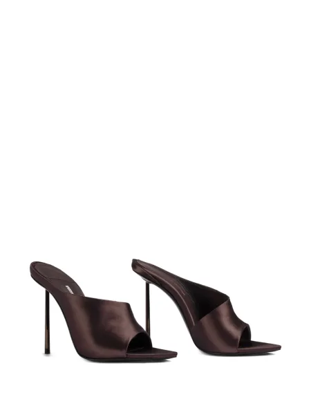 Papuci tip mules Le Silla maro