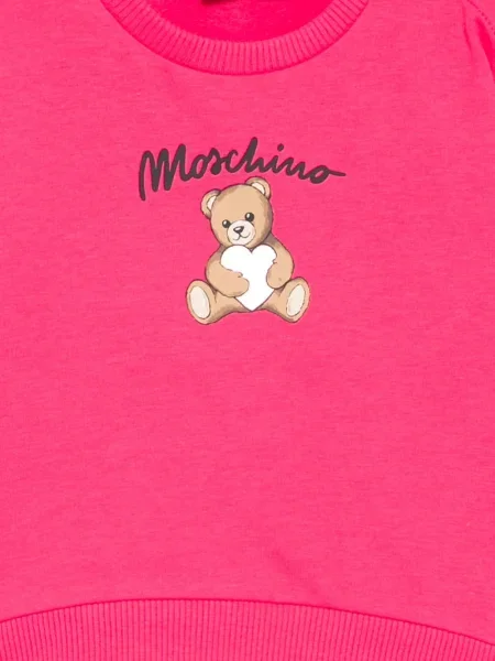Bluza dziecięca Moschino różowa