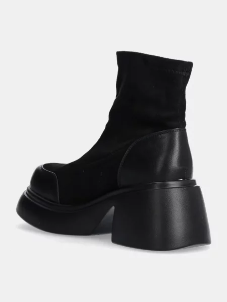 GOE botine femei cu drept BLACK negru