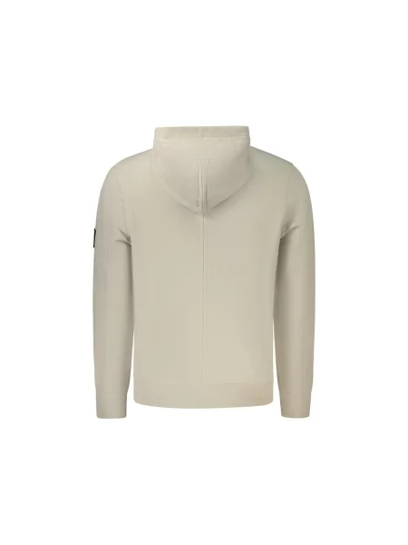 Calvin Klein Jeans Mikina starobéžová béžová