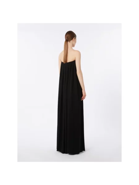 Sukienka maxi Max Mara niebieska
