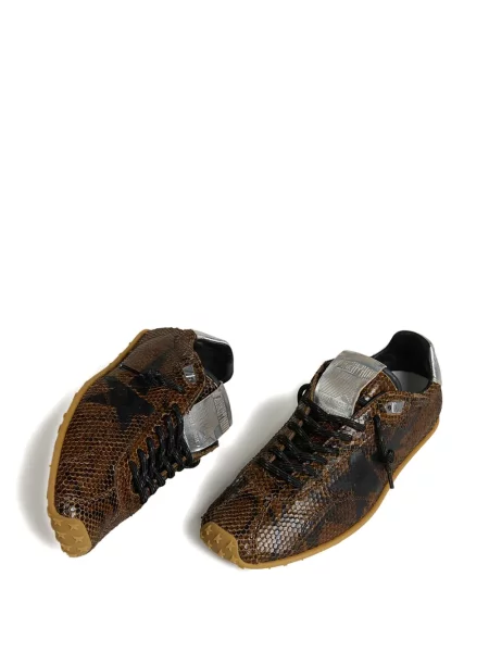 Sneakerși Golden Goose din piele maro