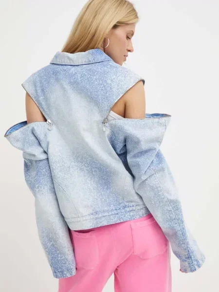 K+LUSHA kurtka jeansowa niebieska