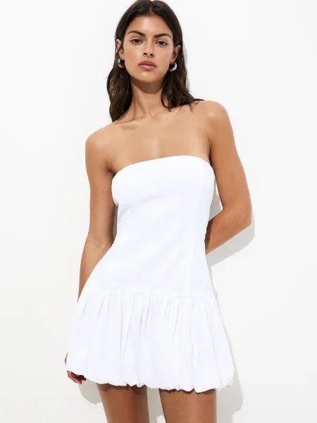 Pull&Bear Rochie de vară alb