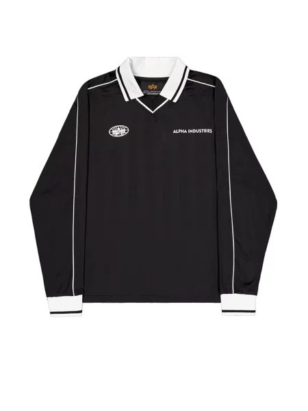 ALPHA INDUSTRIES Tricou negru alb