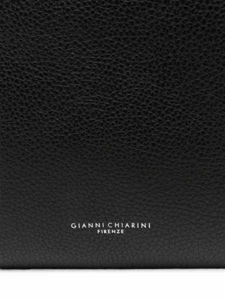 Δερμάτινος clutch Gianni Chiarini μαύρο