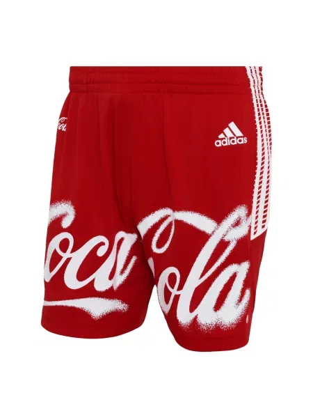 ADIDAS ORIGINALS Pantaloni Coca Cola roșu alb