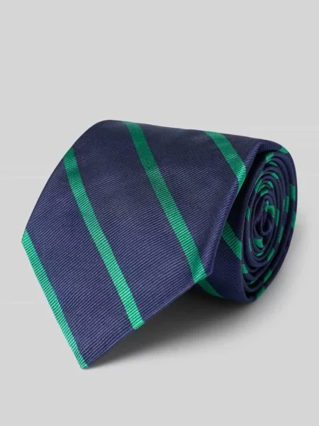 Krawat z czystego jedwabiu model TIEU' Polo Ralph Lauren zielony