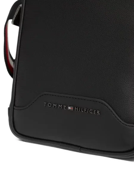 Crossbody taška Tommy Hilfiger s autogramem černá