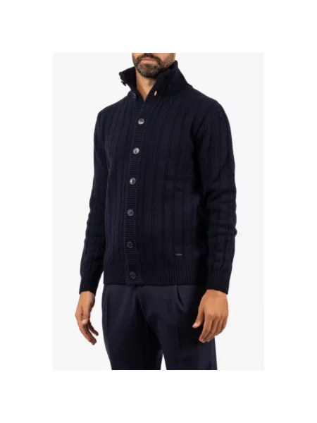 Dzianinowy sweter Brooksfield niebieski