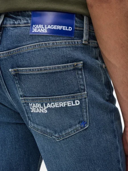Blugi Karl Lagerfeld Jeans albastru