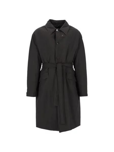Cu centură palton Dolce & Gabbana negru