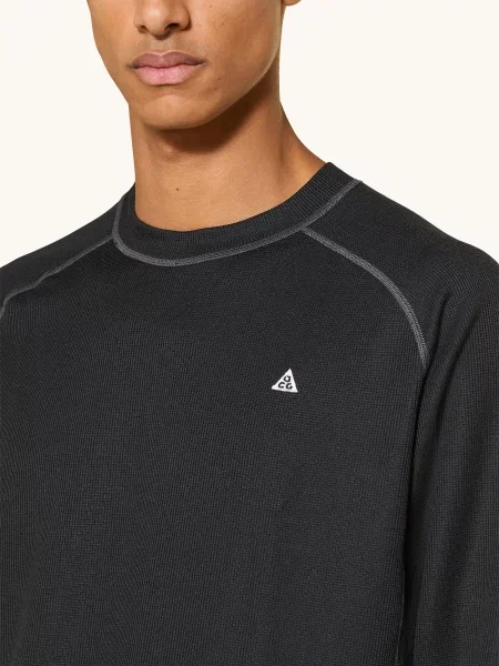 Dlouhé tričko Nike černé
