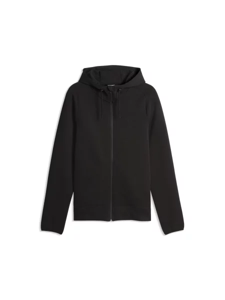 PUMA rozpinana bluza z kapturem EVOSTRIPE Spacer Odzież S czarny