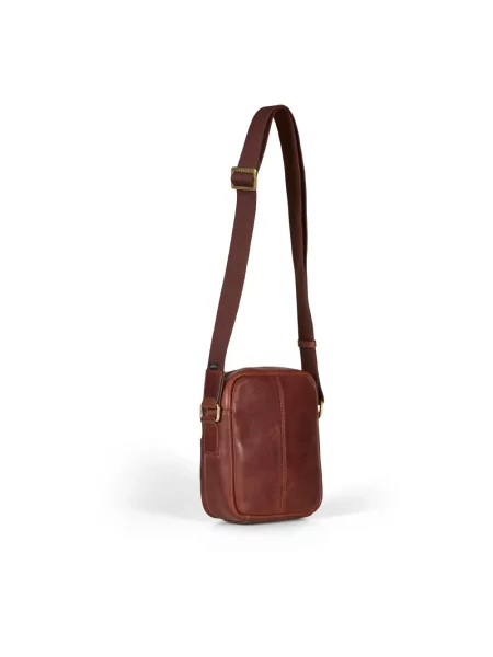 Torba crossbody Howard London skórzana brązowa