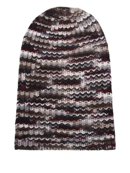 Prugasta kapa Hurray smeđa