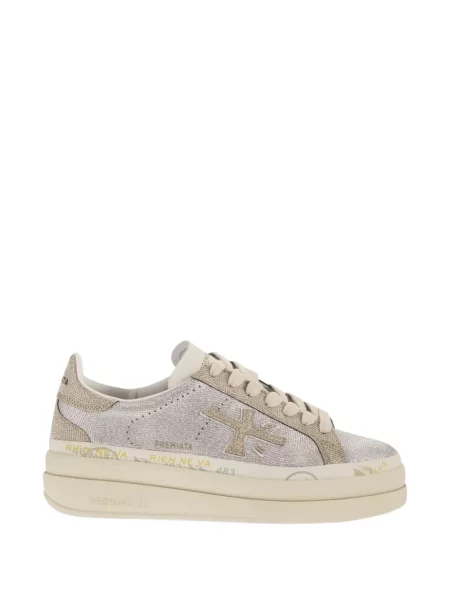 Sneakerși Premiata cu șireturi din dantelă
