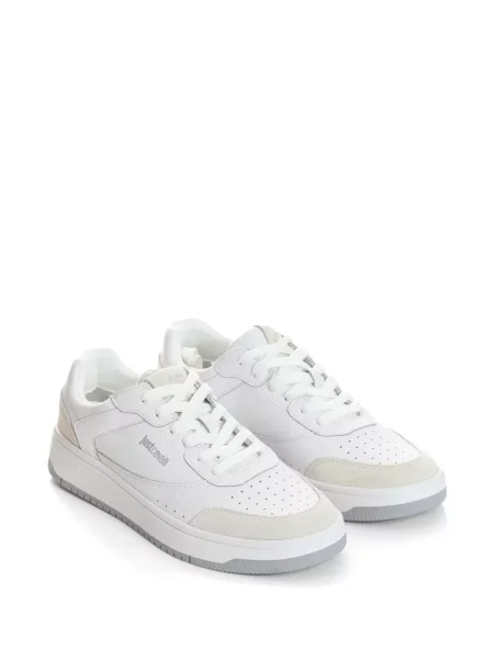 Sneakerși Just Cavalli alb