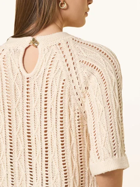 Heyanno Bluzka Z Dzianiny Mmhdelight Z Lnu weiss