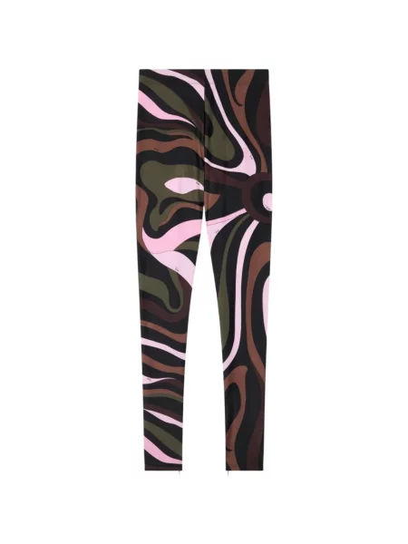 Legginsy Pucci z nadrukiem czarne