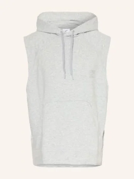 Nike Oversized Mikina S Kapucí Nac světle šedá