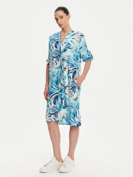 Olsen Сукня-сорочка Голубий