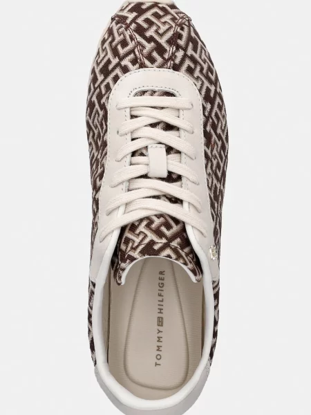 Tommy Hilfiger BELLA MONOGRAM SNEAKER маратонки дамски кафяво