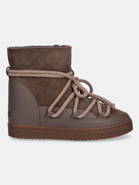 Замшеві чоботи Inuikii Classic Wedge коричневий