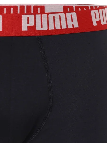 PUMA Boxeralsók szürke / vérvörös / fekete fehér