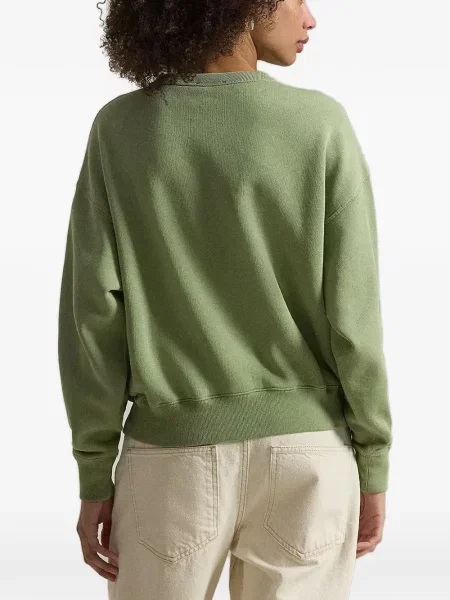 Curea Polo Ralph Lauren cu broderie din fleece cu șireturi albastru